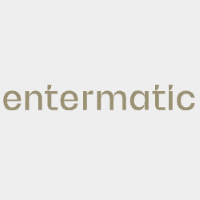 Logo Entermatic - producent okien i drzwi zewnętrznych