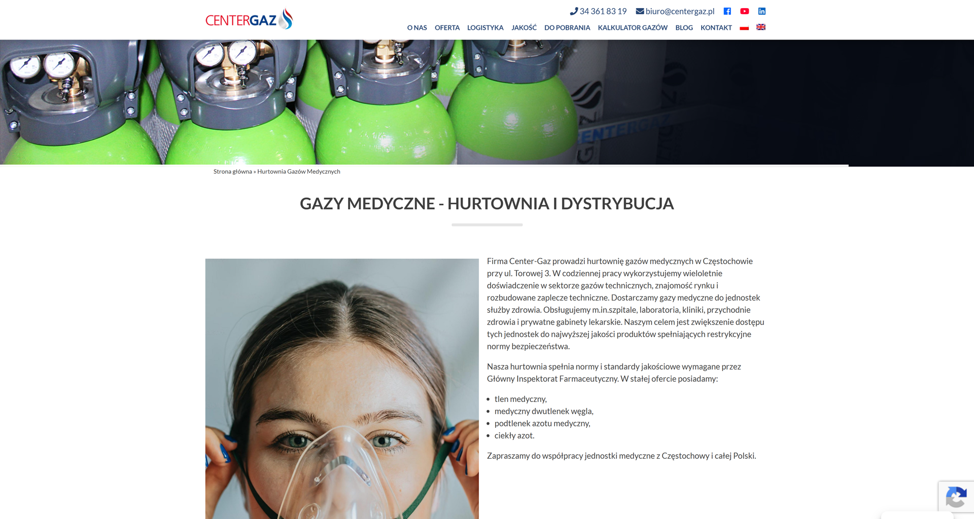 Tlen, podtlenek azotu i inne gazy medyczne: charakterystyka i zastosowanie