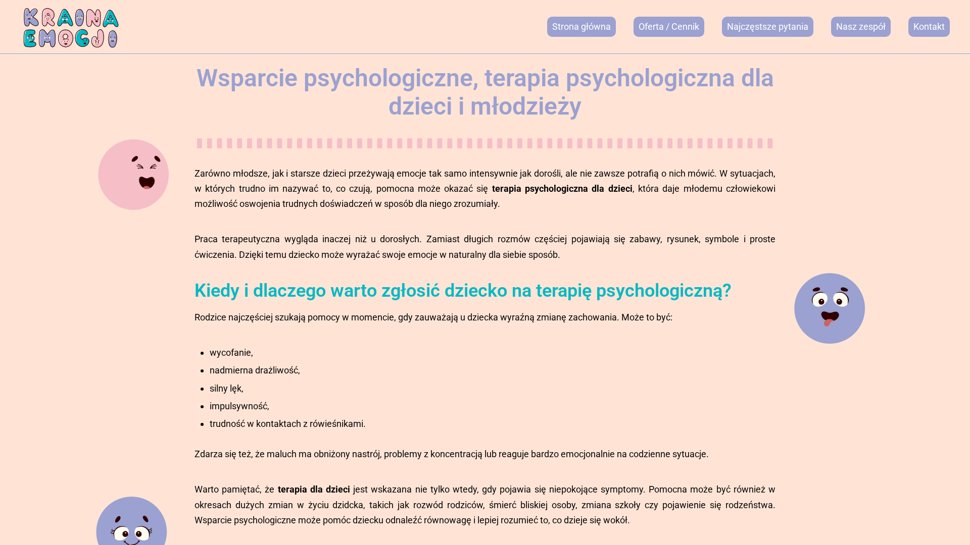 Kiedy terapia psychologiczna dla dzieci może pomóc w radzeniu sobie z emocjami?